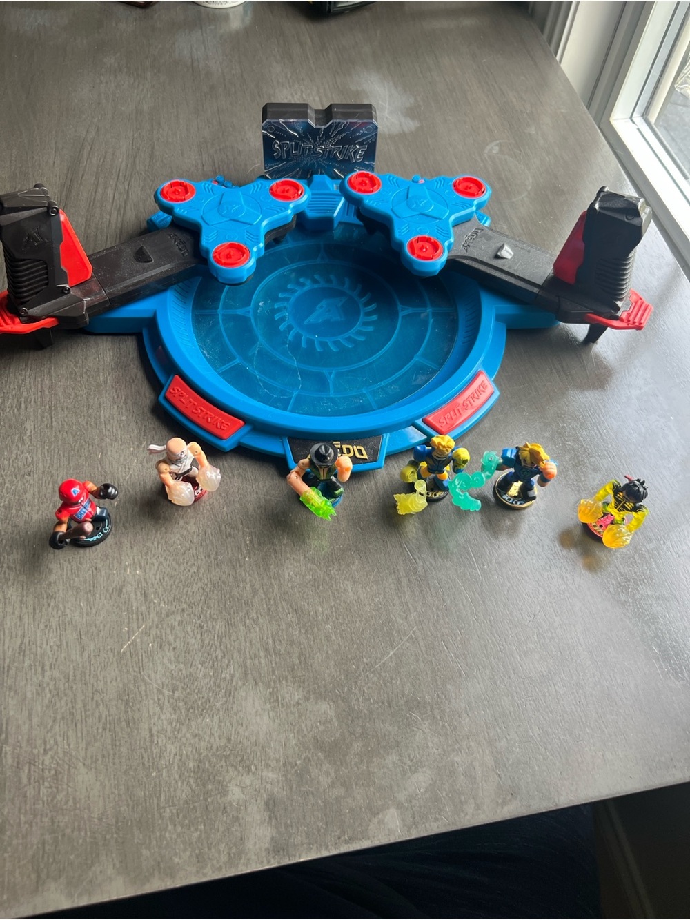 Legends of Akedo Powerstorm Triple Strike Tag Team Arena Playset with 6 Figures